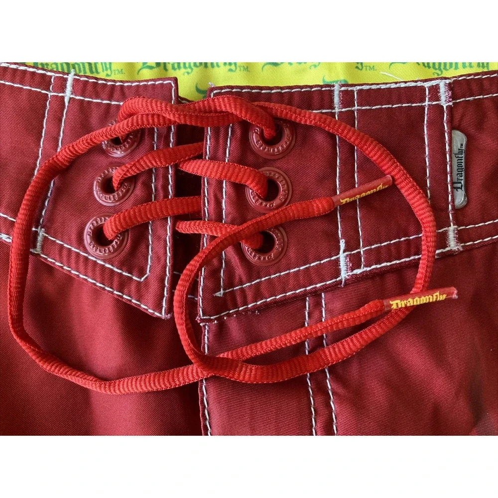 Dragonfly Bob Marley Reggae Men's Swim Trunks Board Shorts Size 38